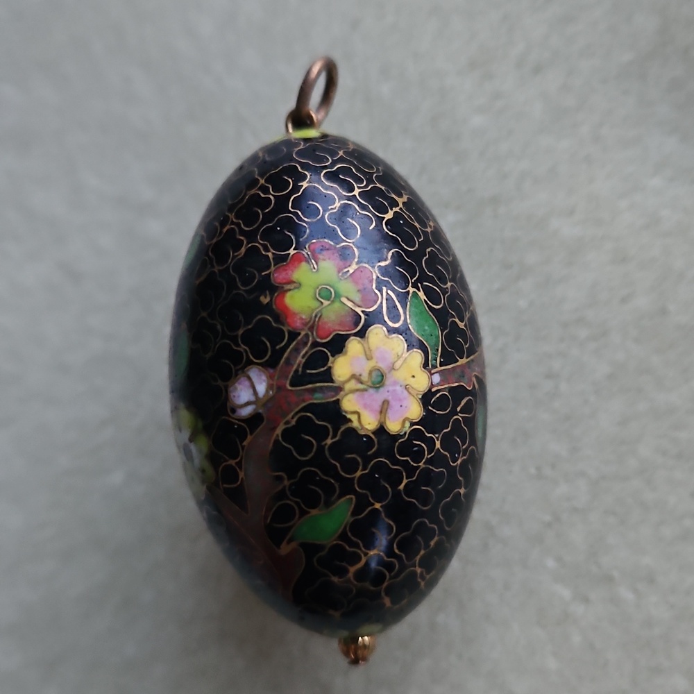 Vintage Cloisonné Egg
